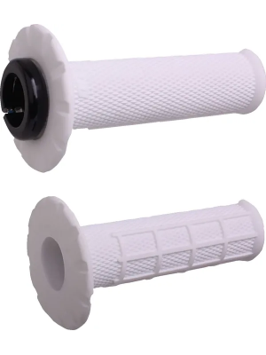 Ръкохватки ODI Lock-On Half-Waffle WHT/BLK