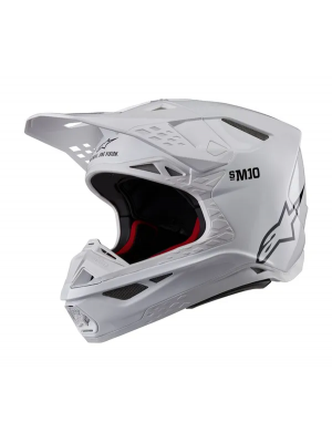 Мотокрос Каска ALPINESTARS Supertech M10 Solid WHT