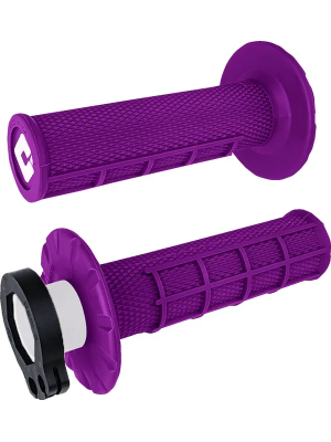 Ръкохватки ODI V2 Waffle Lock-On MX Purple 22mm