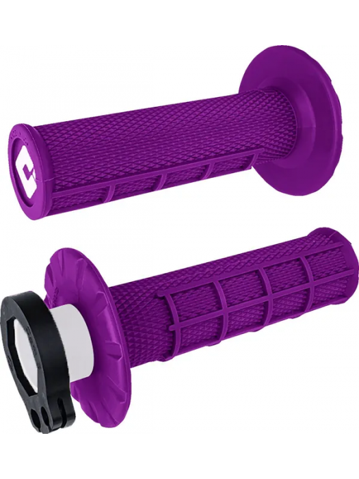 Ръкохватки ODI V2 Waffle Lock-On MX Purple 22mm