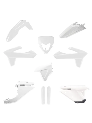 Кит Пластмаси POLISPORT БЕЛИ ЗА SHERCO SE/SEF 125/250/300/450/500 2025