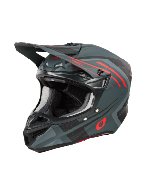 Мотокрос каска 5SERIES POLYACRYLITE SPIKE GRAY/RED V.25