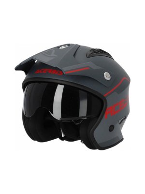 Каска Jet Aria Grey/Red