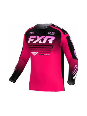 Тениска Clutch MX26 Razz Black Pink