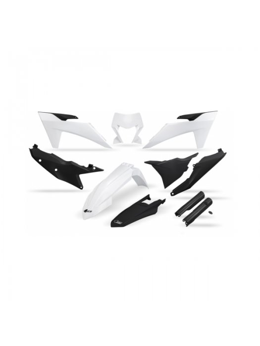 Комплект пластмаси KTM EXC/EXC-F 24-25 Бял