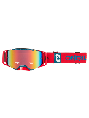Мотокрос очила O'NEAL B-33 BOLD RED/BLUE - RADIUM RED