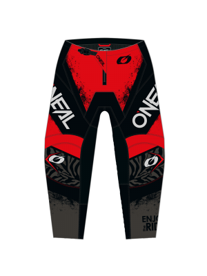 Мотокрос брич O'NEAL ELEMENT SHOCKER BLACK/RED V.25