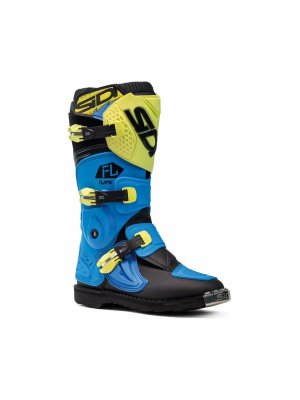 Детски ботуши Flame Light Blue Lime Black