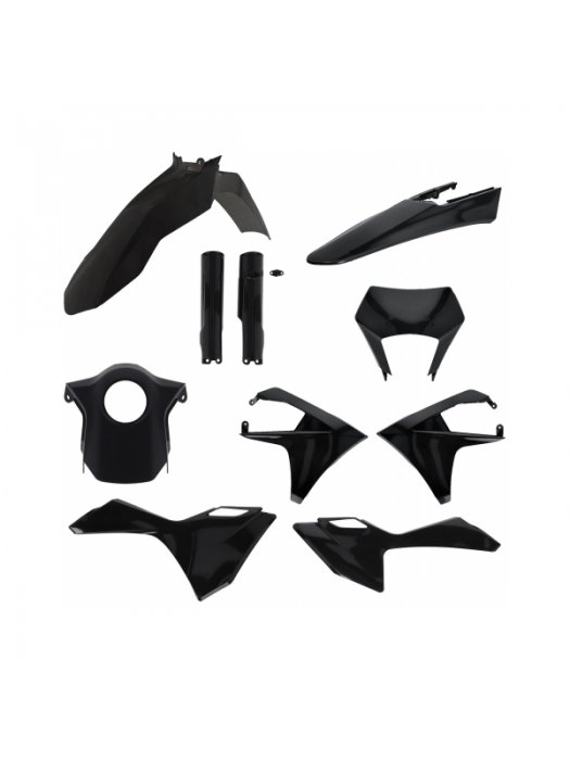Пълен кит пластмаси подходящ за Gas Gas EC/ECF 24-26 черен