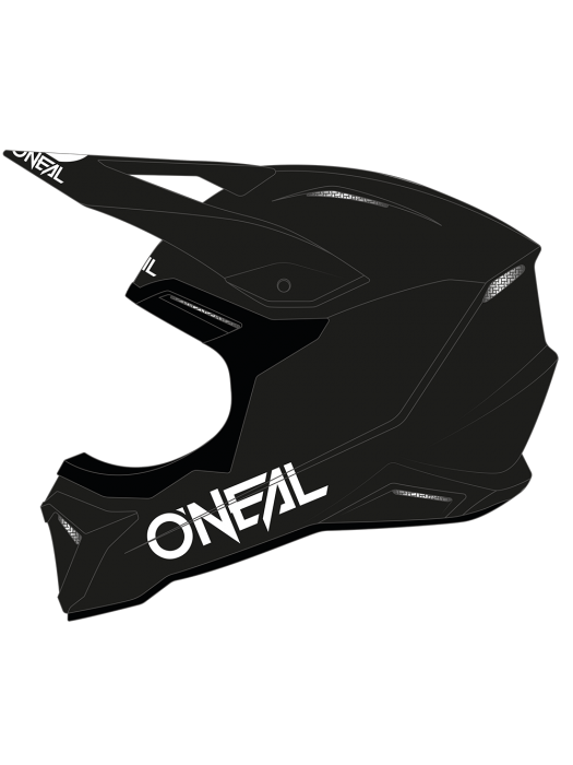 Детска каска O'NEAL 1SERIES SOLID BLACK V.24