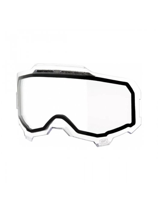 Слюда за очила 100% Armega / ARmatic - прозрачна двойна вентилирана