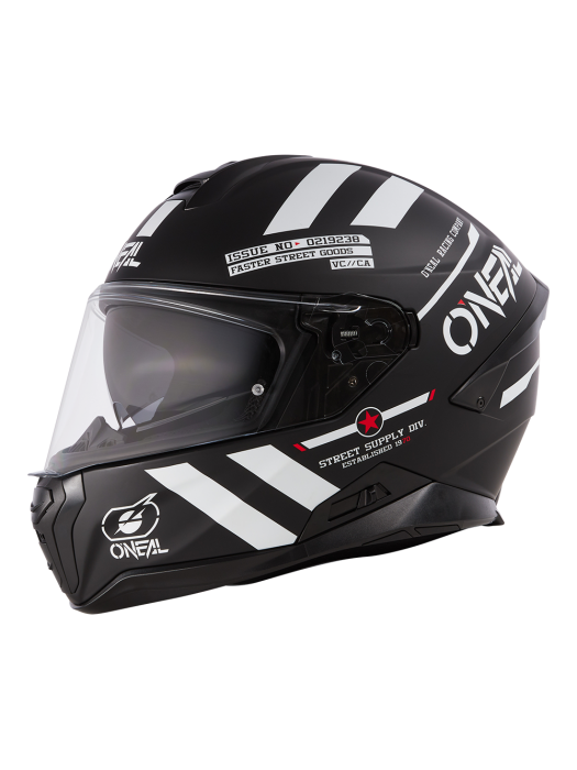 Каска O'NEAL CHALLENGER WARHAWK BLACK/WHITE/RED V.24