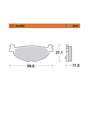 Накладки задни 400803 Yamaha