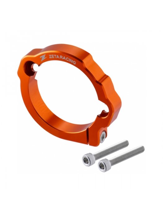 Протектор за фланеца на ауспуха KTM EXC250/300 17-25, SX250 17-25; Husqvarna TE250/300 17-25, TC250 17-25 оранжев