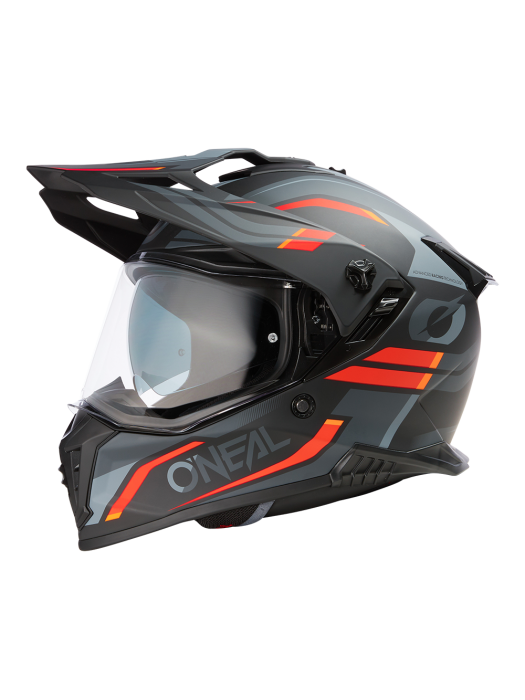 Каска O'NEAL A-SRS SPIKE BLACK/GRAY/RED
