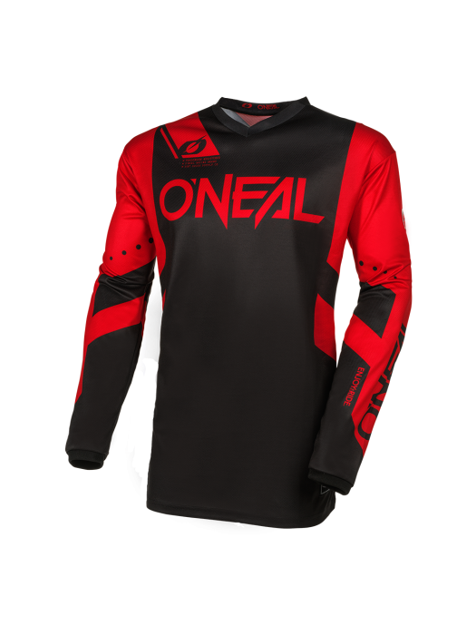 Мотокрос блуза O`NEAL ELEMENT RACEWEAR BLACK/RED V.24