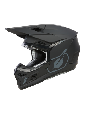 Детска мотокрос каска O'NEAL 3SERIES SOLID BLACK V.24