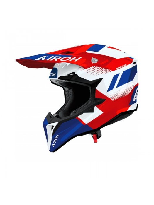 Каска Wraaap Vision Red/Blue Gloss