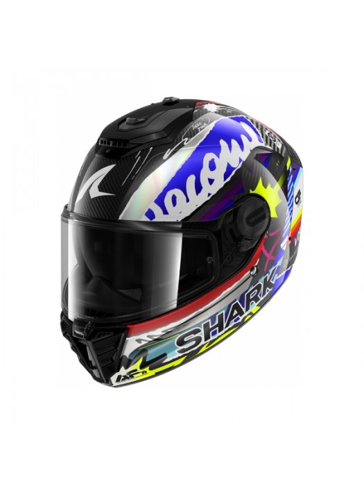 Каска Spartan RS Carbon Streetrush Blue Chrom