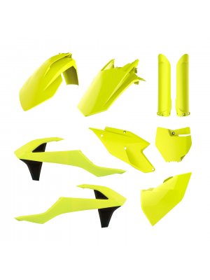 Пластмасов MX Replica кит POLISPORT за KTM SX/ SX-F/ XC-F Yellow Flo