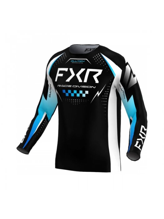 Тениска Clutch Pro MX26 Black Blue White