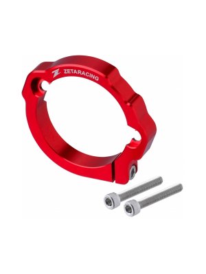 Протектор за фланеца на ауспуха KTM EXC250/300 17-25, SX250 17-25; Husqvarna TE250/300 17-25, TC250 17-25 червен