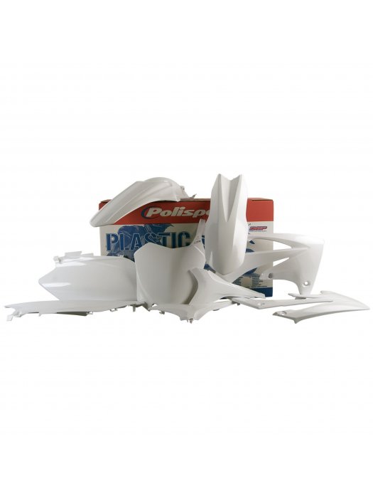 Пластмасов MX кит POLISPORT за HONDA CRF250R - 2011-13 / CRF450R - 2011-12 White