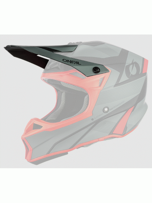 Козирка за каска 10SERIES HYPERLITE HELMET COMPACT GRAY/RED