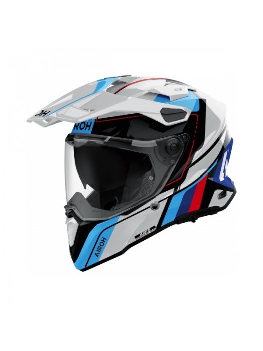 Каска Commander 2 Skip White Red Gloss