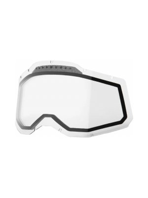 Слюда за очила 100% Gen2 Racecraft2; Accuri2; Strata2 - прозрачна двойна вентилирана