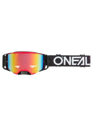 Мотокрос очила O'NEAL B-33 HEXA BLACK/RED - RADIUM RED V.26