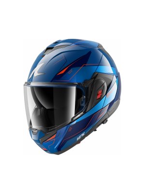 Каска Oxo Mekarium Blue Chrom Orange