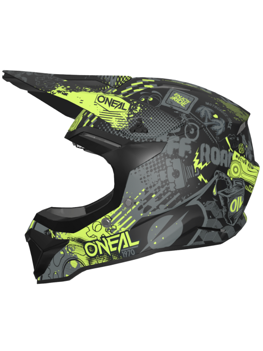 Детска каска O'NEAL 1SERIES VIBRANT BLACK/NEON YELLOW V.26