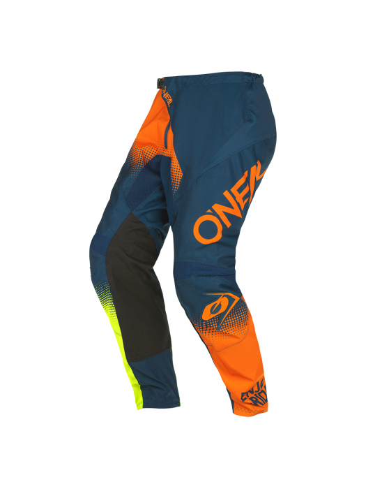 Мотокрос брич O’NEAL ELEMENT RACEWEAR V.22 BLUE/ORANGE/NEON YELLOW