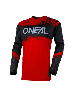 Мотокрос блуза O'NEAL ELEMENT SHOCKER BLACK/RED V.25