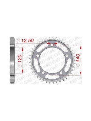 Заден Стоманен Зъбак 41 Зъба/ 530 Suzuki GSX1400 01-07