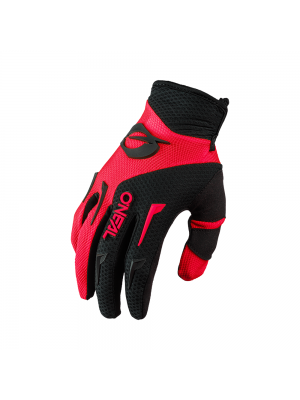 Детски мотокрос ръкавици O'NEAL ELEMENT RED/BLACK 2021
