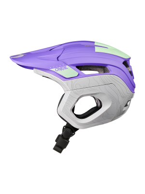 Вело каска O'NEAL TRAPPER EVO TOPO PURPLE/MINT/GRAY V.26
