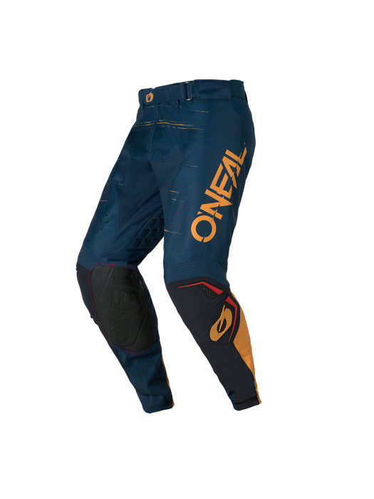 Мотокрос брич O'NEAL HARDWEAR SWIPE NAVY BLUE/TANGERINE V.26