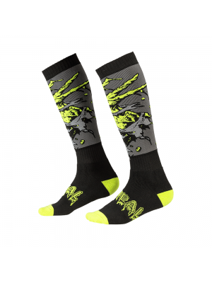 Термо чорапи O'NEAL PRO MX ZOMBIE BLACK/GREEN