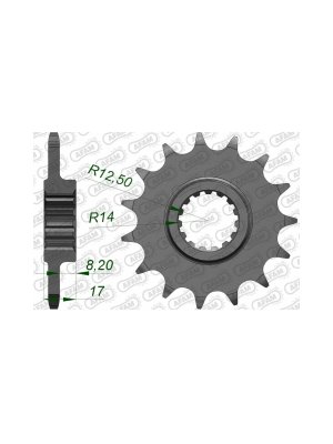 Преден зъбак 15 Зъба/ 520 Ducati 899 Panigale 14-15, 959 Panigale 16-19