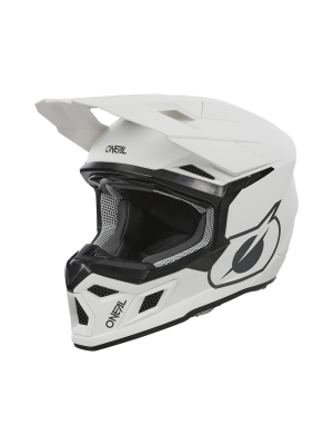 Мотокрос каска O'NEAL 3SERIES SOLID WHITE V.24
