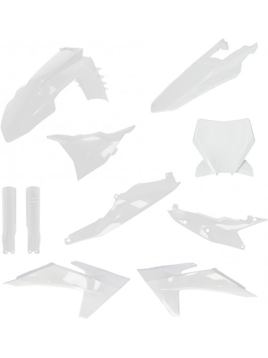 Пълен кит пластмаси KTM SX/SX-F 2023 Бял