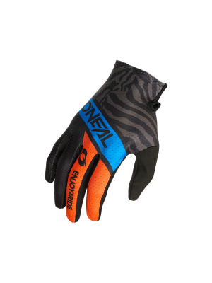Детски мотокрос ръкавици O’NEAL MATRIX SHOCKER BLUE/ORANGE V.25