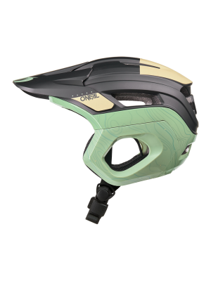 Вело каска O'NEAL TRAPPER EVO TOPO BLACK/SAND/MINT V.26
