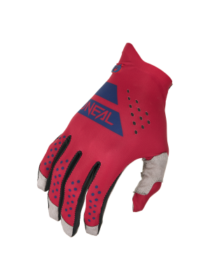 Мотокрос ръкавици O'NEAL PIN IT SLIP ON RED/BLUE V.26