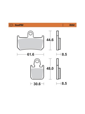 Накладки предни 406901 Yamaha