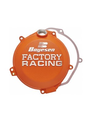 Factory Racing капак съединител KTM SX125-150 16-22, EXC150 22-23; Husqvarna TC125 16-22 оранжев