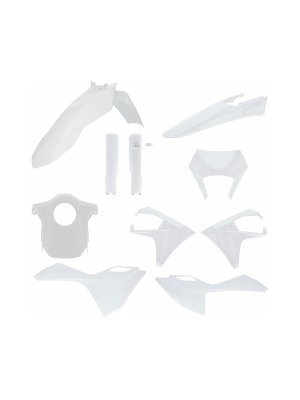 Пълен кит пластмаси подходящ за Gas Gas EC/ECF 24-26 бял