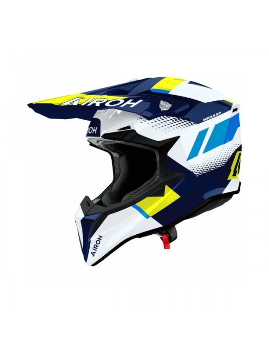 Каска Wraaap Vision Yellow/Blue Gloss